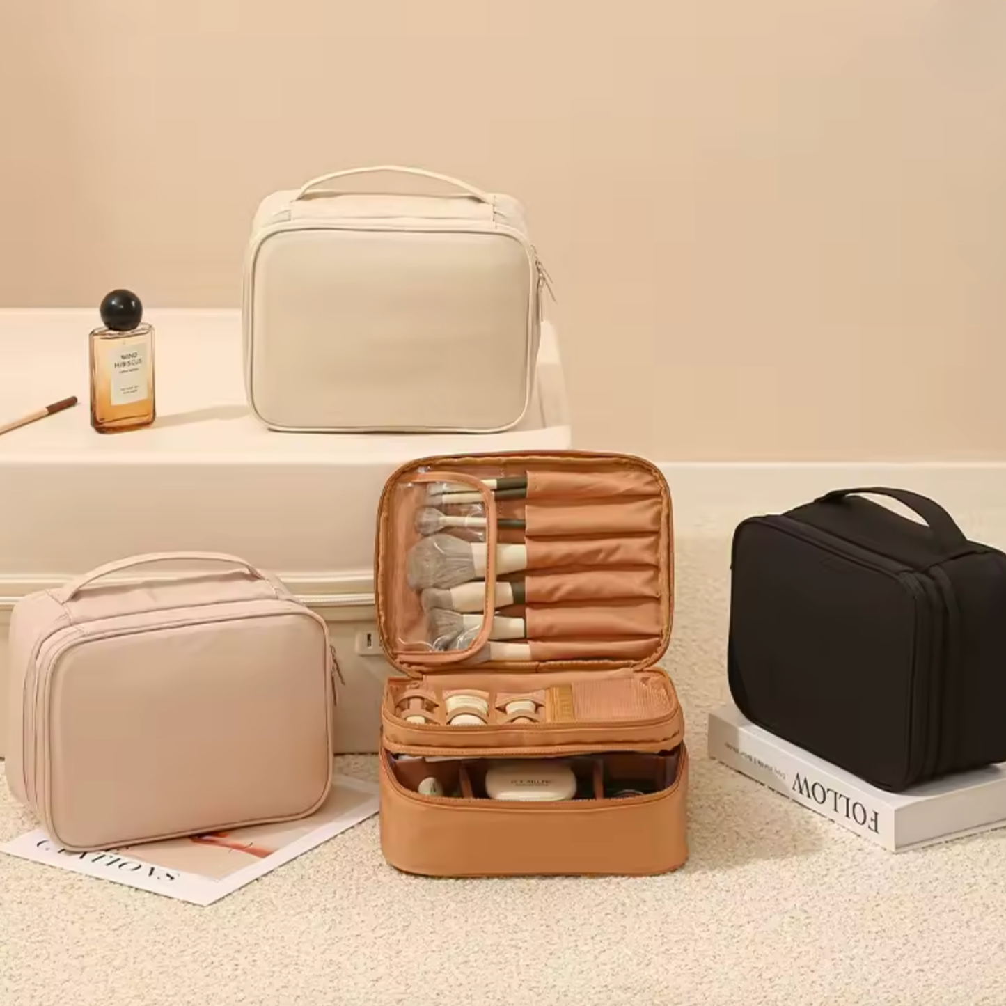 LumiTravel | Double Layer Cosmetic Bag