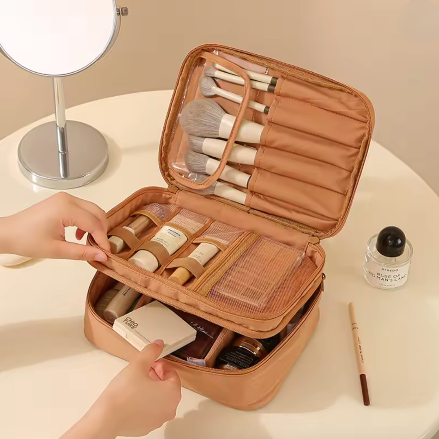LumiTravel | Double Layer Cosmetic Bag