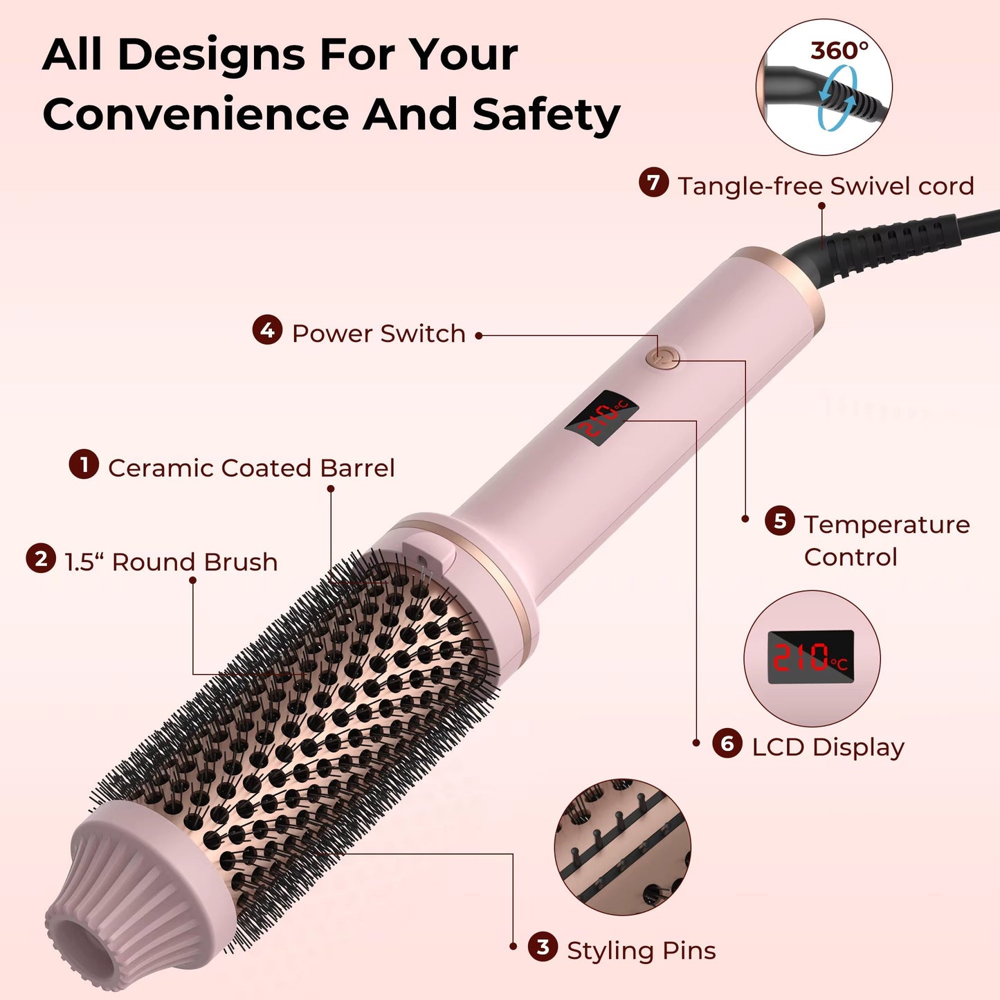 LumiBrush | Heated Round Brush
