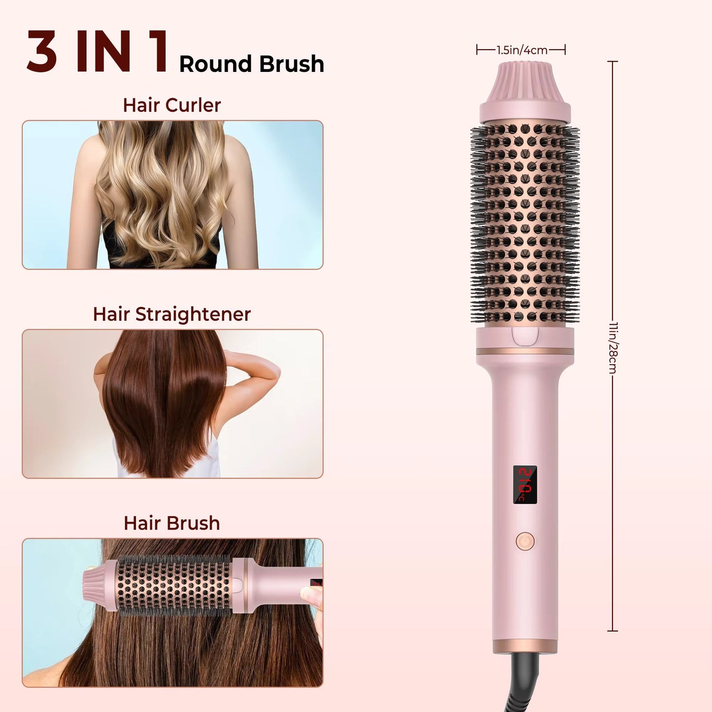 LumiBrush | Heated Round Brush